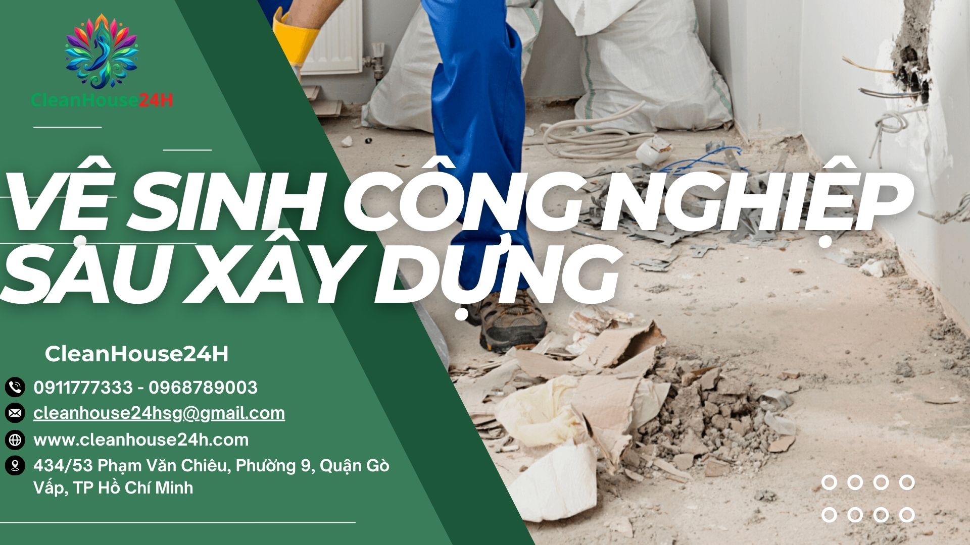 Bảng Giá Dịch Vụ Vệ Sinh Công Nghiệp Sau Xây Dựng – Giá Rẻ